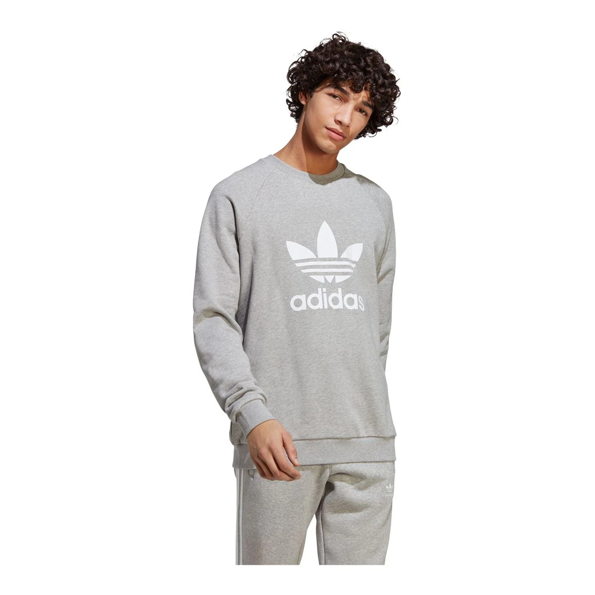 Adidas Originals Men's Trefoil Sweatshirt 2 Adidas Originals Men's Trefoil Sweatshirt - Image 2