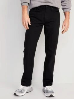 Old Navy Wow Loose Non-Stretch Black Jeans For Men