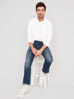 Old Navy Wow Straight Non-Stretch Jeans For Men -Unde Clothing Shop cn52541891