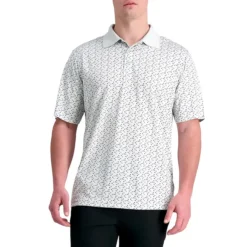 Arrow-Print Short-Sleeve Jersey Polo