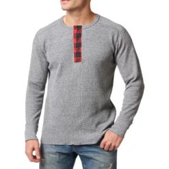 Heritage Plaid Waffle Henley
