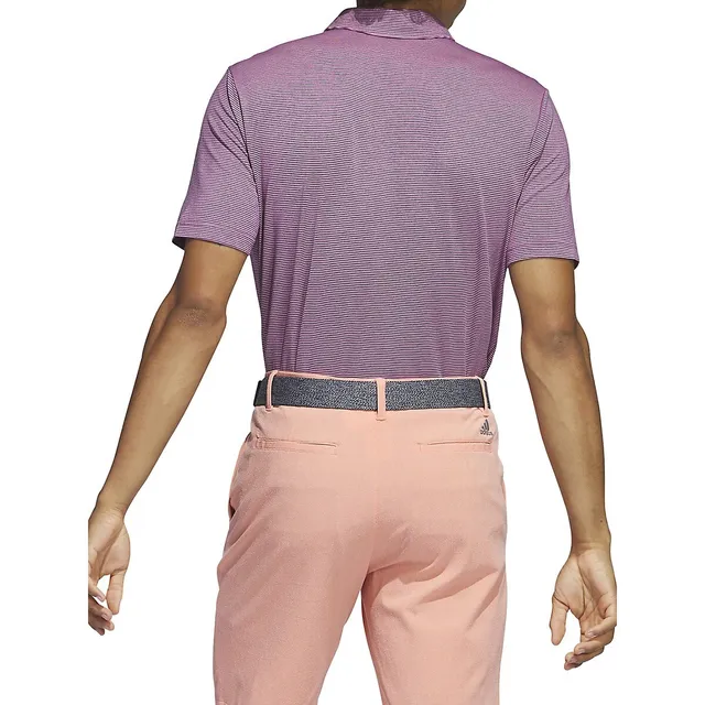 Adidas Golf Ottoman Stripe Polo Shirt 2 Adidas Golf Ottoman Stripe Polo Shirt - Image 2