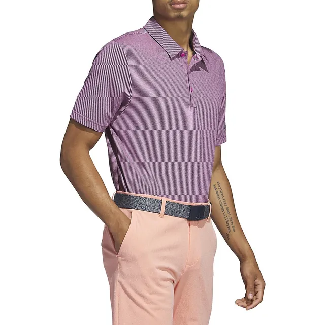 Adidas Golf Ottoman Stripe Polo Shirt 3 Adidas Golf Ottoman Stripe Polo Shirt - Image 3