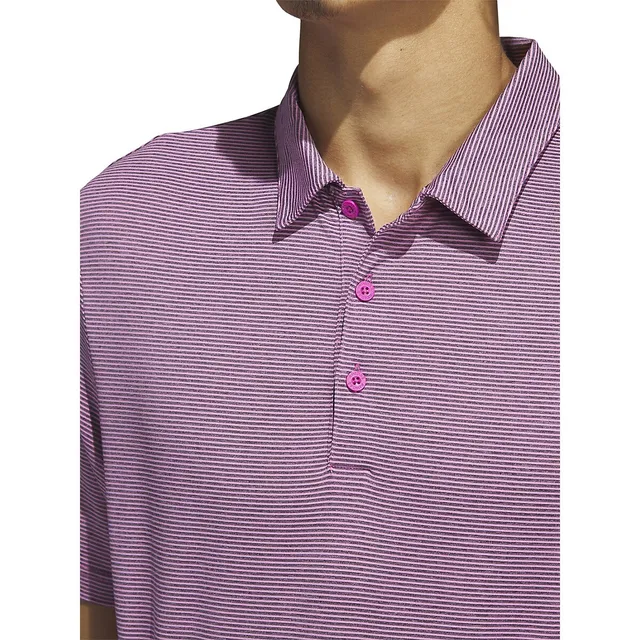 Adidas Golf Ottoman Stripe Polo Shirt 4 Adidas Golf Ottoman Stripe Polo Shirt - Image 4