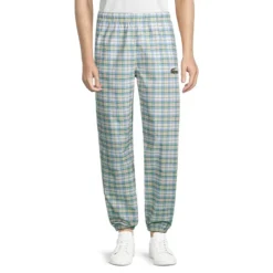 Lacoste Plaid Track Pants
