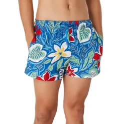 Speedo Active Rec Destinational Floral Print Redondo Edge Swim Volley Shorts