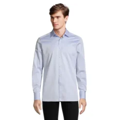 ZEGNA Micro-Texture Long-Sleeve Shirt
