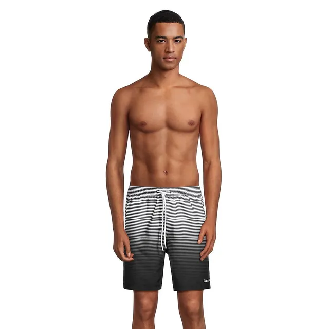 Calvin Klein Gradient Stripe Volley Swim Shorts 1 Calvin Klein Gradient Stripe Volley Swim Shorts
