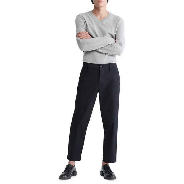 Calvin Klein Tapered Crop Chinos 3 Calvin Klein Tapered Crop Chinos - Image 3