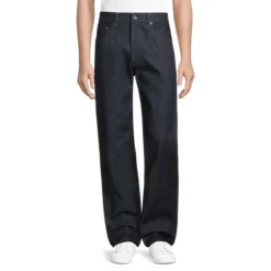 Jacquemus Straight-Fit, Contrast-Stitch Jeans