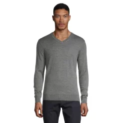 V-Neck Cotton Sweater