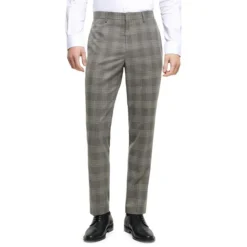 RIVER ISLAND Dezmond Slim-Fit Checked Suit Trousers