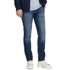 Jack & Jones Slim-Fit Cotton-Blend Jeans