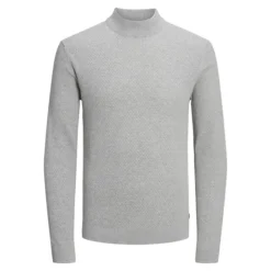 JACK&JONES Premium Dallas Mockneck Textured Sweater