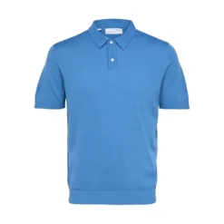 Selected Homme Town Knit Wool-Blend Polo Shirt