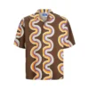 Jack & Jones Belize Wavy-Print Club-Collar Shirt