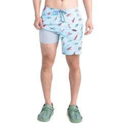 SAXX UNDERWEAR Betawave 2N1 Paddlers Boardie Swim Shorts