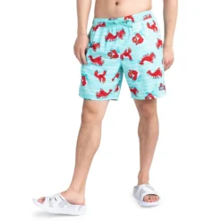 SAXX UNDERWEAR Oh Buoy 2N1 Lobster Lounger Volley Shorts