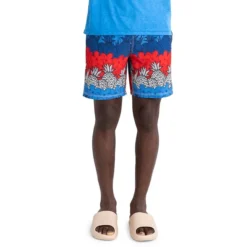 SAXX UNDERWEAR Oh Buoy 2N1 Pineapple Strata Volley Shorts