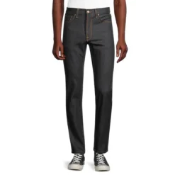 Nudie Jeans Gritty Jackson Regular-Fit Dry Classic Navy Jeans
