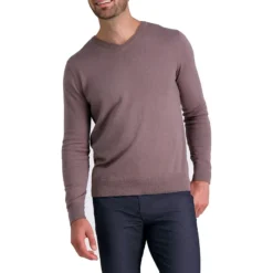 V-Neck Long-Sleeve Sweater
