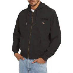 Guess ECO Originals Zip-Up Washed Hoodie