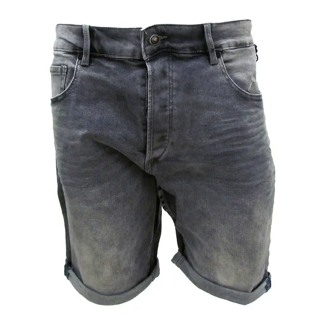 5-Pocket Knitted Denim Shorts 1 5-Pocket Knitted Denim Shorts