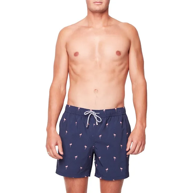 Flamingo-Print 2-In-1 Volley Swim Shorts 1 Flamingo-Print 2-In-1 Volley Swim Shorts