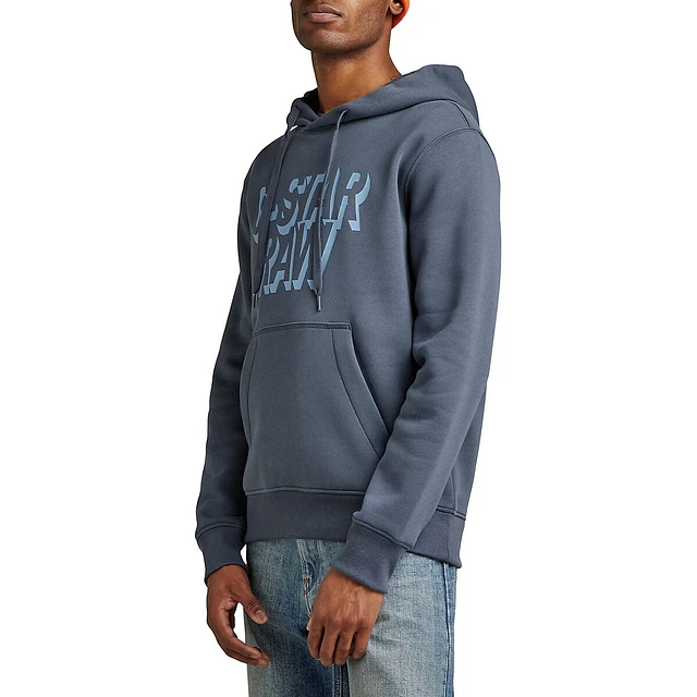 G-Star Raw Retro Shadow Graphic Hooded Sweater 3 G-Star Raw Retro Shadow Graphic Hooded Sweater - Image 3