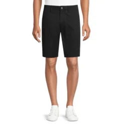Flat-Front Strech Walking Shorts