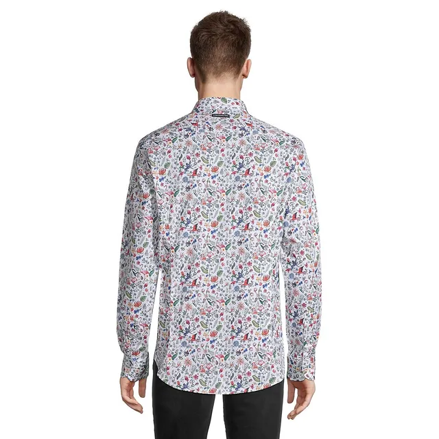 Flamingo-Print Shirt 2 Flamingo-Print Shirt - Image 2