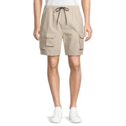 Multi-Pocket Pull-On Utility Shorts