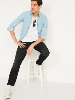 Old Navy Athletic Taper 360° Stretch Black Performance Jeans For Men -Unde Clothing Shop https3A2F2Foldnavy.gapcanada.ca2Fwebcontent2F00502F0452F1812Fcn50045181.jpg 640x