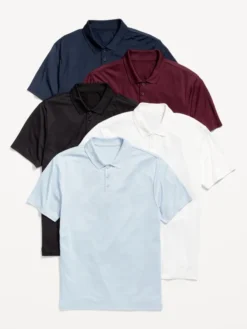 Old Navy Performance Core Polo 5-Pack For Men