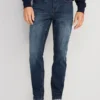 Old Navy Athletic Taper 360° Stretch Dark-Wash Jeans For Men