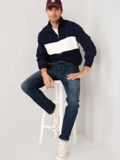 Old Navy Athletic Taper 360° Stretch Dark-Wash Jeans For Men -Unde Clothing Shop https3A2F2Foldnavy.gapcanada.ca2Fwebcontent2F00522F4412F2262Fcn52441226.jpg 640x