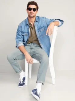 Old Navy Athletic Taper Built-In Flex Light-Wash Jeans For Men -Unde Clothing Shop https3A2F2Foldnavy.gapcanada.ca2Fwebcontent2F00522F5392F0982Fcn52539098.jpg 640x