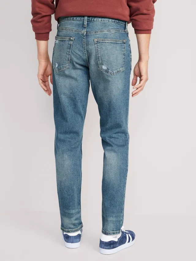Old Navy Athletic Taper Built-In Flex Ripped Jeans For Men 2 Old Navy Athletic Taper Built-In Flex Ripped Jeans For Men - Image 2