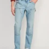 Old Navy Built-In Flex Straight Workwear Carpenter Jeans For Men