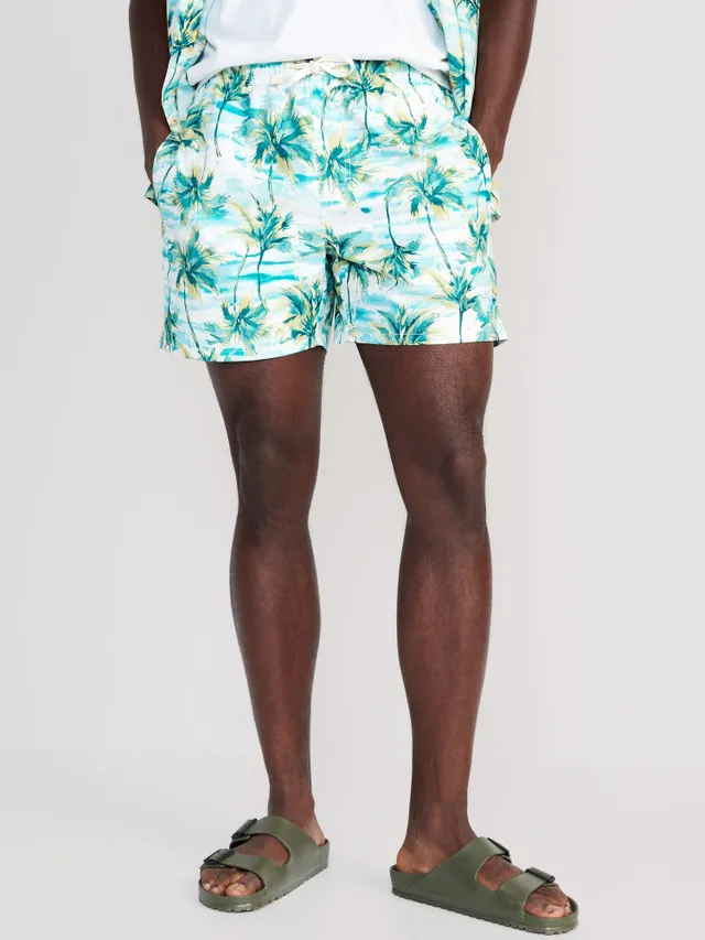 Old Navy Printed Swim Trunks For Men -- 5-inch Inseam 5 Old Navy Printed Swim Trunks For Men -- 5-inch Inseam - Image 5