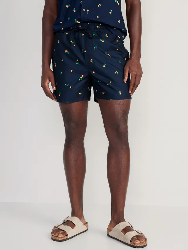 Old Navy Printed Swim Trunks For Men -- 5-inch Inseam 2 Old Navy Printed Swim Trunks For Men -- 5-inch Inseam - Image 2