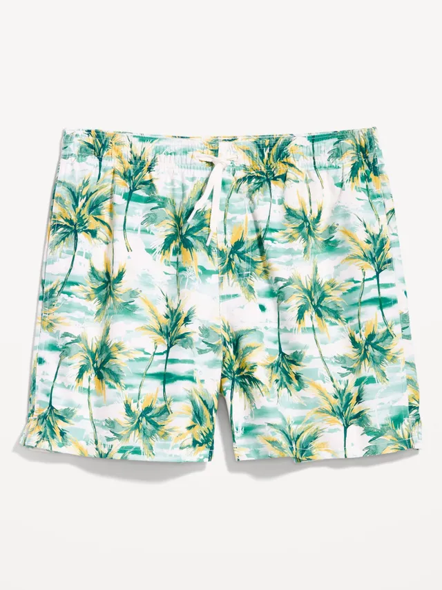 Old Navy Printed Swim Trunks For Men -- 5-inch Inseam 6 Old Navy Printed Swim Trunks For Men -- 5-inch Inseam - Image 6