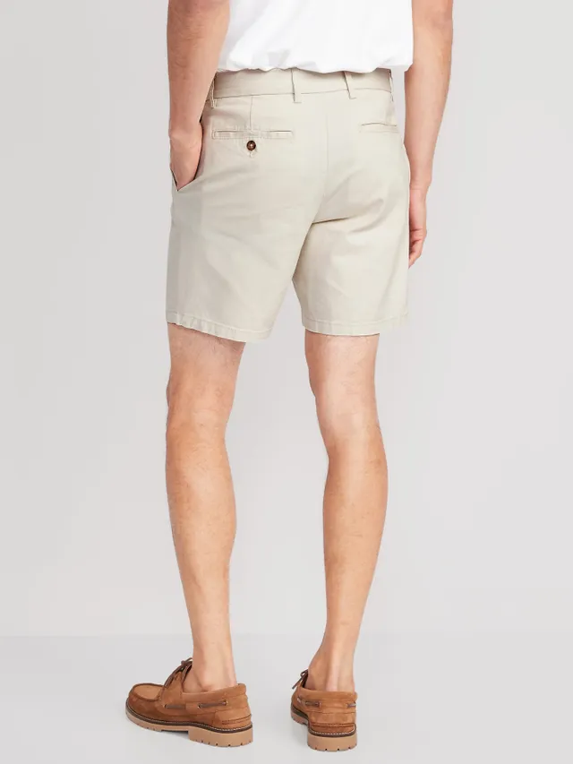 Old Navy Slim Built-In Flex Ultimate Chino Pleated Shorts For Men -- 7-inch Inseam 2 Old Navy Slim Built-In Flex Ultimate Chino Pleated Shorts For Men -- 7-inch Inseam - Image 2