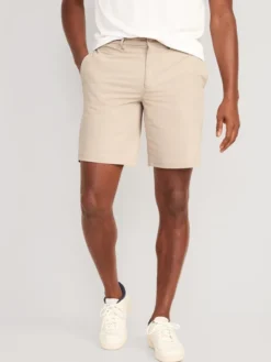 Old Navy StretchTech Chino Shorts For Men -- 9-inch Inseam