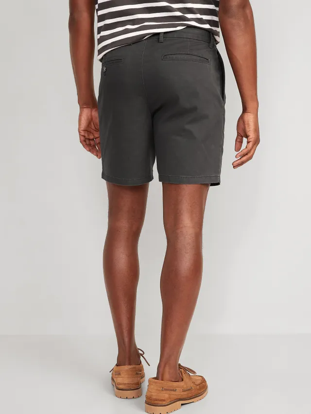 Old Navy Slim Built-In Flex Ultimate Chino Pleated Shorts For Men -- 7-inch Inseam 5 Old Navy Slim Built-In Flex Ultimate Chino Pleated Shorts For Men -- 7-inch Inseam - Image 5
