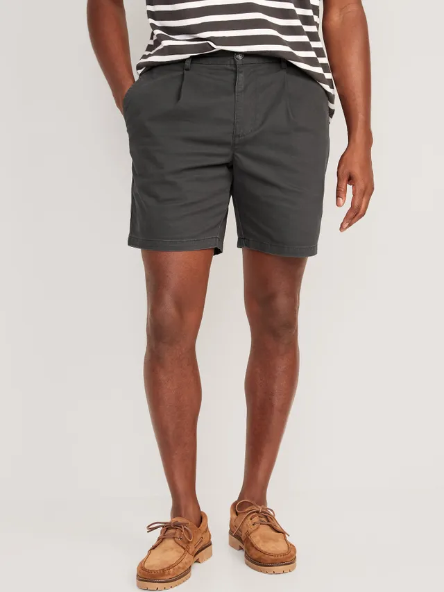 Old Navy Slim Built-In Flex Ultimate Chino Pleated Shorts For Men -- 7-inch Inseam 4 Old Navy Slim Built-In Flex Ultimate Chino Pleated Shorts For Men -- 7-inch Inseam - Image 4