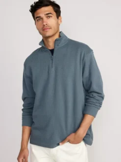 Old Navy French Rib 1/4-Zip Pullover Sweater For Men -Unde Clothing Shop https3A2F2Foldnavy.gapcanada.ca2Fwebcontent2F00532F5312F1432Fcn53531143.jpg 640x