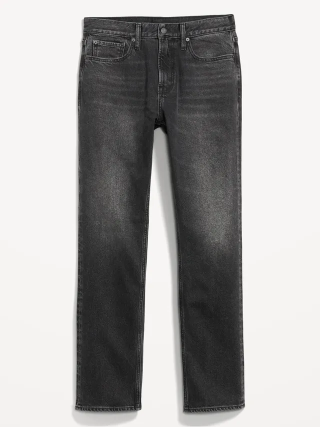 Old Navy 90s Straight Built-In Flex Black Jeans For Men 4 Old Navy 90s Straight Built-In Flex Black Jeans For Men - Image 4