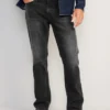 Old Navy 90s Straight Built-In Flex Black Jeans For Men