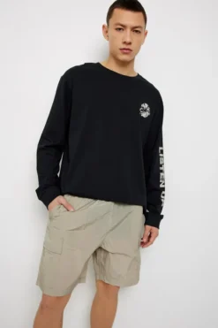 Ardene Man Nylon Cargo Shorts In Beige | Size